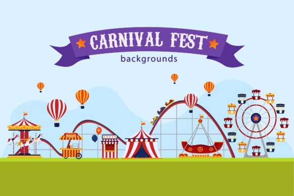 Carnival Fest Background a: Graphics and Backgrounds for Creative Design