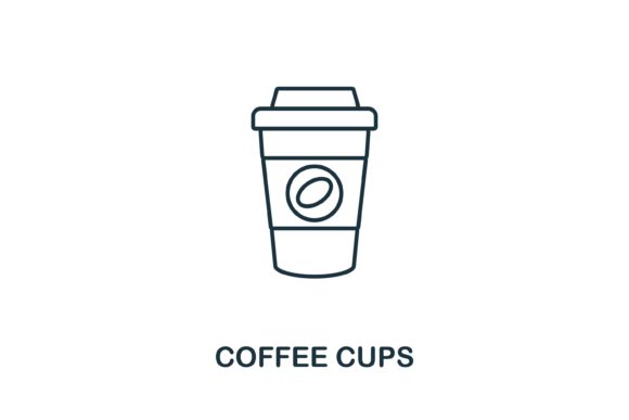 Coffee Cups Icon Graphics and Icons