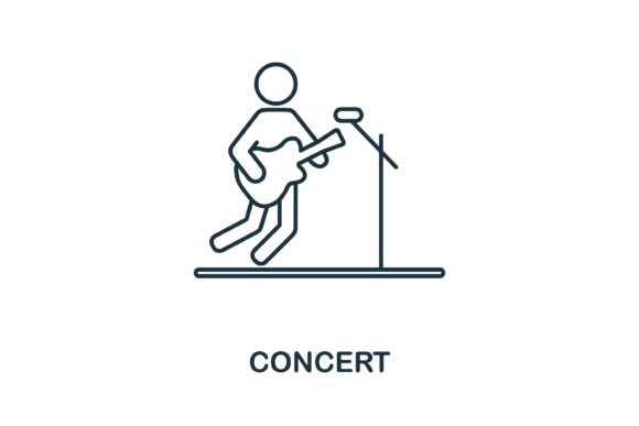 Concert Icon: Graphics and Icons for Creative Marketing