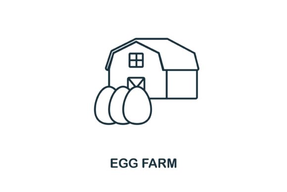Egg Farm Icon Graphics and Icons
