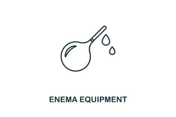 Enema Equipment Icon Graphics and Icons