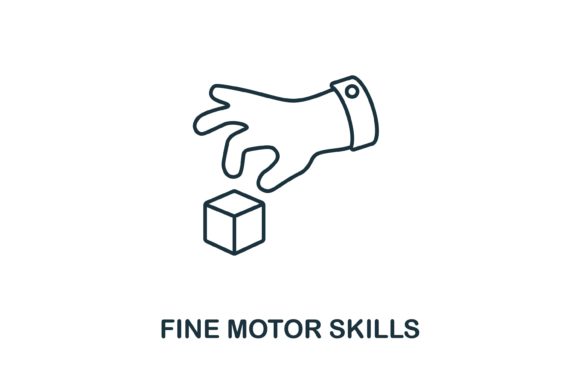 Fine Motor Skills Icon: Graphics and Icons for Local Branding