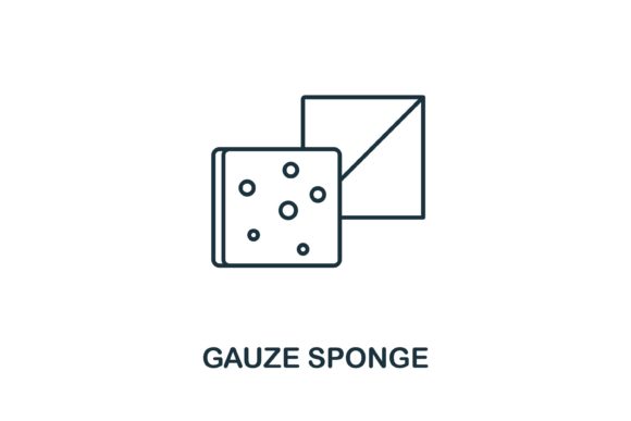 Gauze Sponge Icon: Graphics and Icons for Real Projects