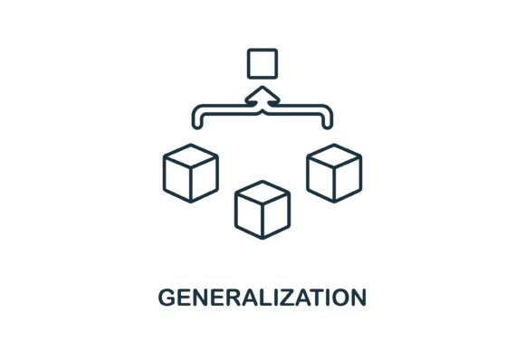 Generalization Icon: Graphics and Icons for Digital Sellers
