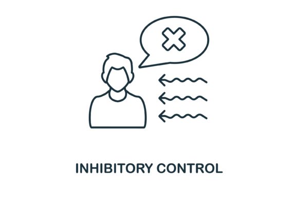 Inhibitory Control Icon Graphics