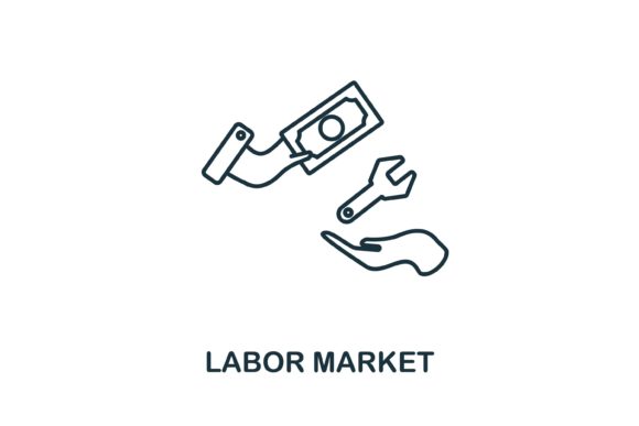 Labor Market Icon: Graphics and Icons for Real Projects