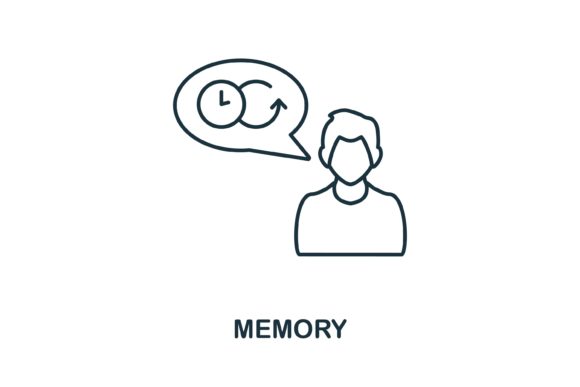 Memory Icon: Graphics and Icons for Creative Design