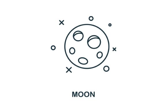 Moon Icon Graphics and Icons