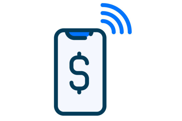 Online Payment Icon Filled Line 2 Graphics and Icons