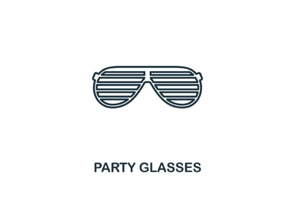 Party Glasses Icon: Graphics and Icons for Branding