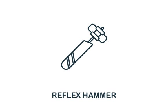Reflex Hammer Icon for Graphics and Icons