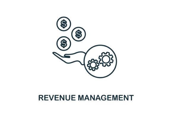 Revenue Management Icon for Graphics and Icons