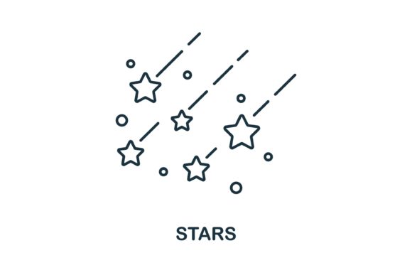 Stars Icon: Graphic Design Asset for Marketing