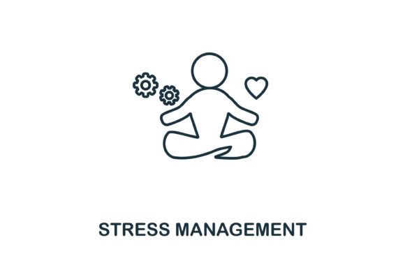 Stress Management Icon: Graphics and Icons for Real Publishing
