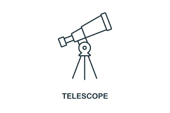 Telescope Icon Graphics and Icons
