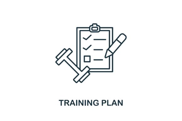 Training Plan Icon: Graphics and Icons for Branding