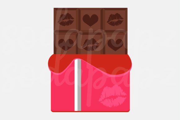 Valentines - Chocolate Bar: Graphics & Icons for Local Business
