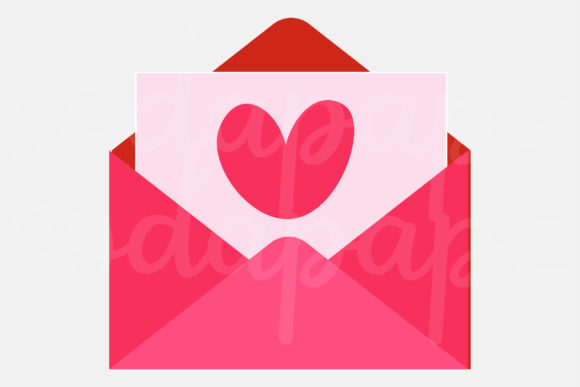 Valentines - Love Letter 3 Graphics & Icons