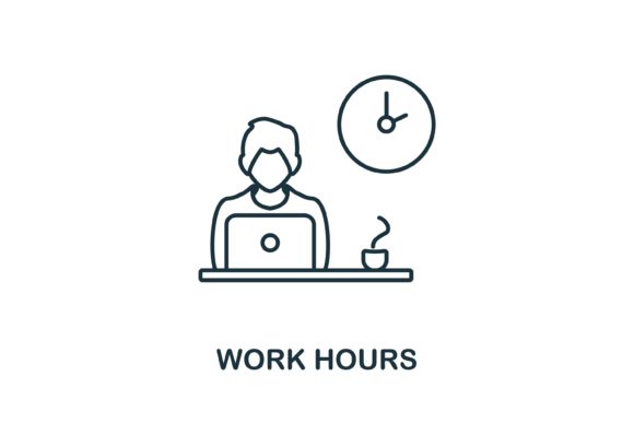 Work Hours Icon Review