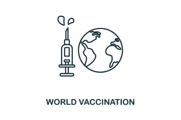 World Vaccination Icon Graphics and Icons